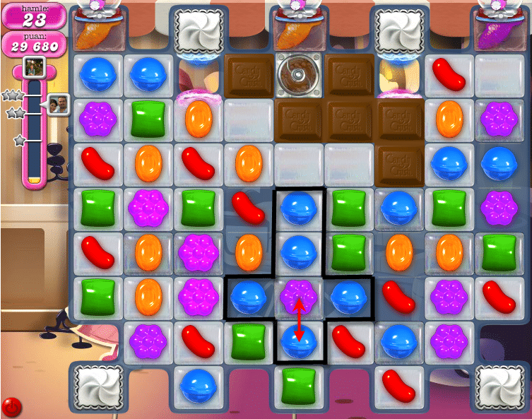 Candy Crush Paketli Şeker