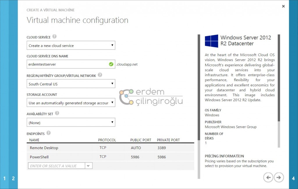 Azure VM Oluşturma 3