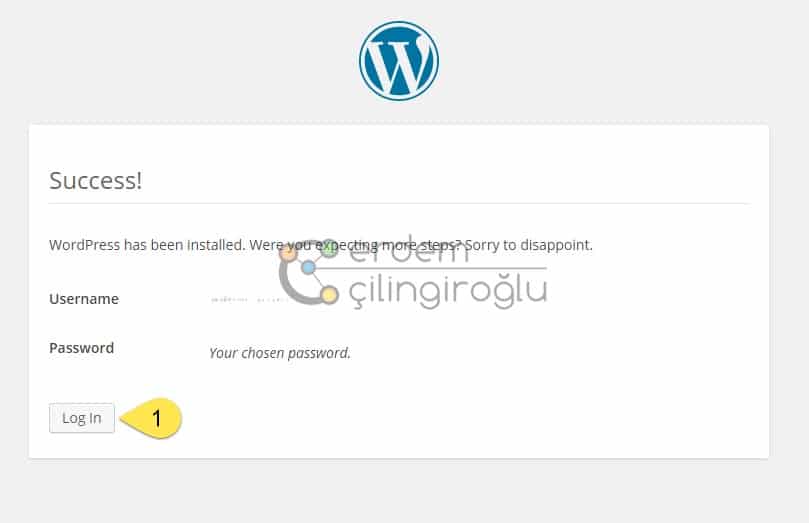 azure-wordpress-kurulum-basarili